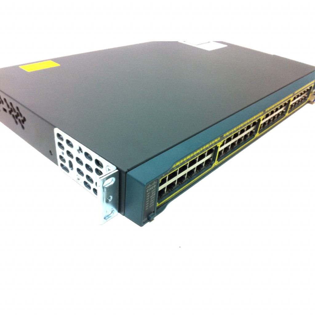 سوئیچ شبکه 48 پورت + 2 پورت SFP سیسکو مدل WS-C2960S-48TS-S